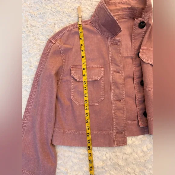 LOFT Dusty Rose Button-Up Jacket - Picture 4 of 9